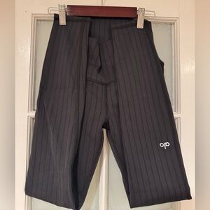 ALO Yoga Charcoal Pinstripe Leggings